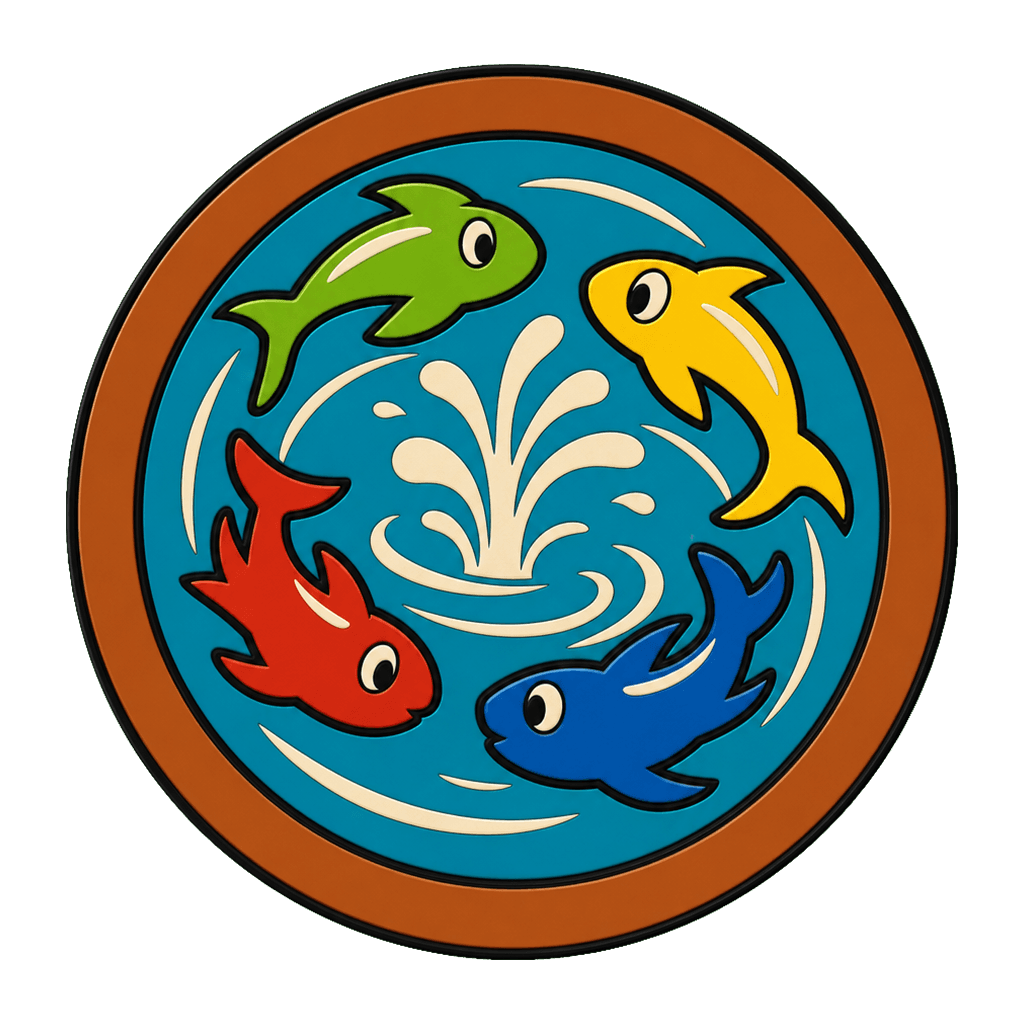 One Fish, Two Fish, Red Fish, Blue Fish logo