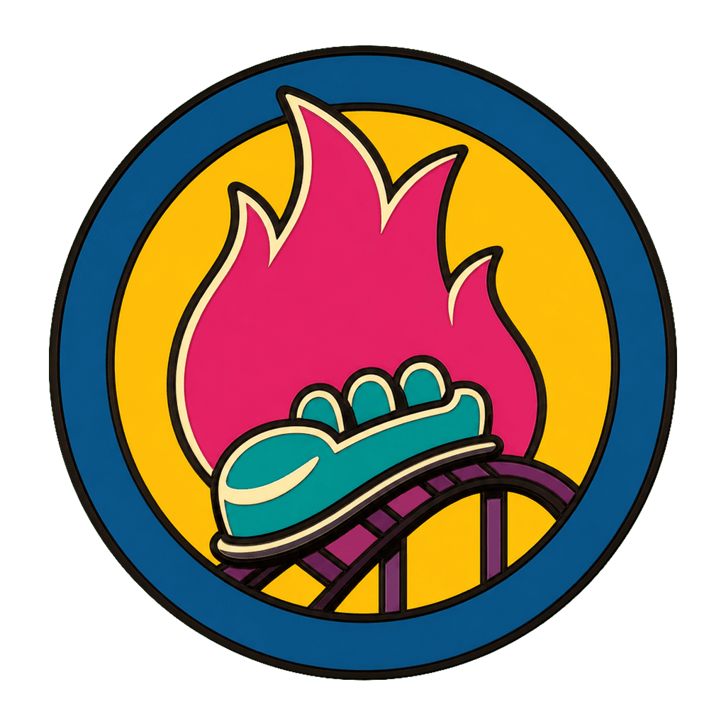 Trolls Trollercoaster logo