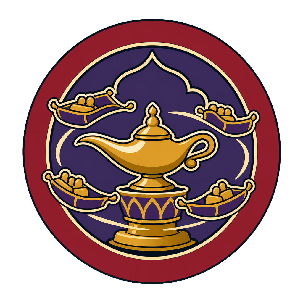 The Magic Carpets of Aladdin logo